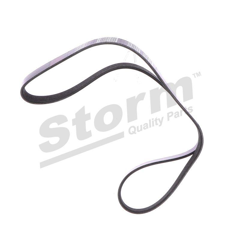 Courroie trapézoïdale à nervures STORM QUALITY PARTS STO6PK1125