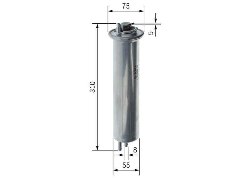 Filtre à carburant BOSCH 0 450 905 960