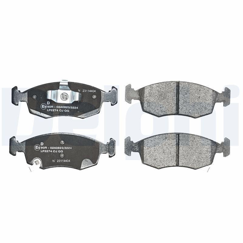 Kit de plaquettes de frein, frein à disque DELPHI LP2274