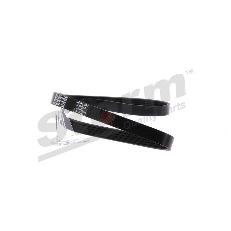 Courroie trapézoïdale à nervures STORM QUALITY PARTS STO5PK1138