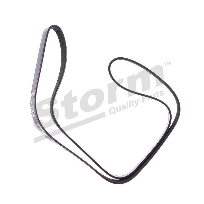 Courroie trapézoïdale à nervures STORM QUALITY PARTS STO6PK1638