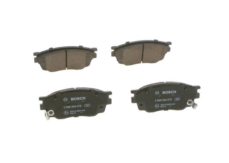 Kit de plaquettes de frein, frein à disque BOSCH 0 986 494 078