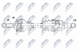 Arbre de transmission NTY NPW-TY-175