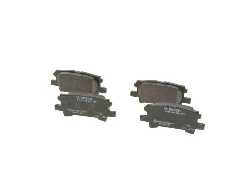 Kit de plaquettes de frein, frein à disque BOSCH 0 986 494 224