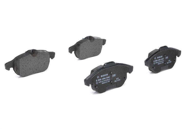 Kit de plaquettes de frein, frein à disque BOSCH 0 986 494 044