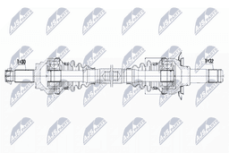 Arbre de transmission NTY NPW-BM-042
