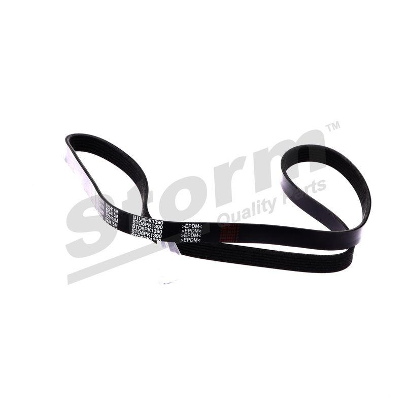 Courroie trapézoïdale à nervures STORM QUALITY PARTS STO6PK1390