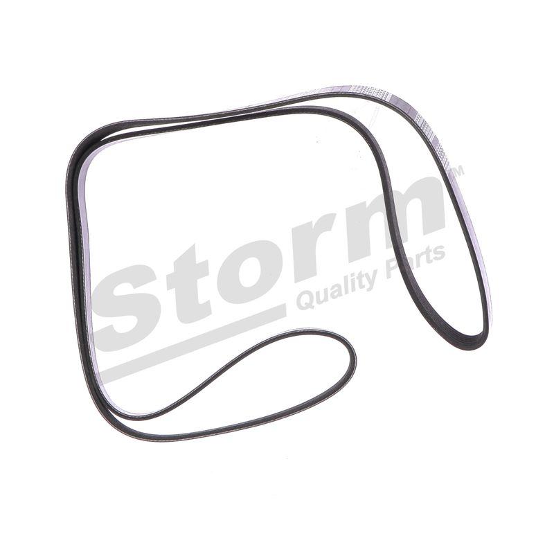 Courroie trapézoïdale à nervures STORM QUALITY PARTS STO6PK1775