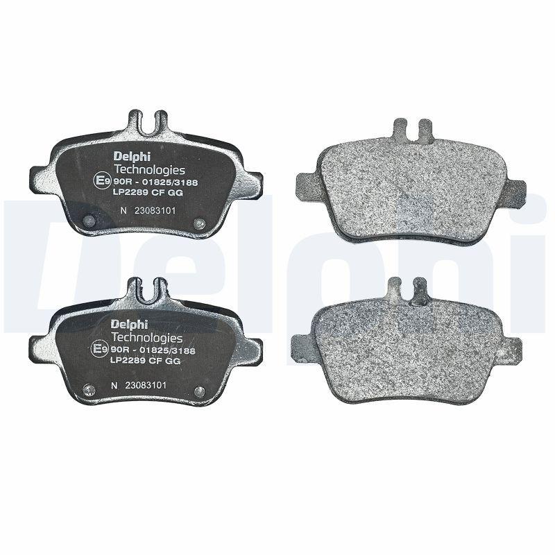 Kit de plaquettes de frein, frein à disque DELPHI LP2289