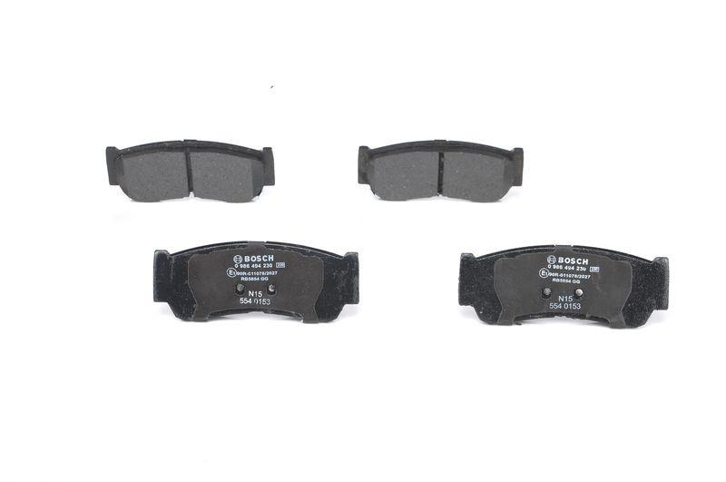 Kit de plaquettes de frein, frein à disque BOSCH 0 986 494 230