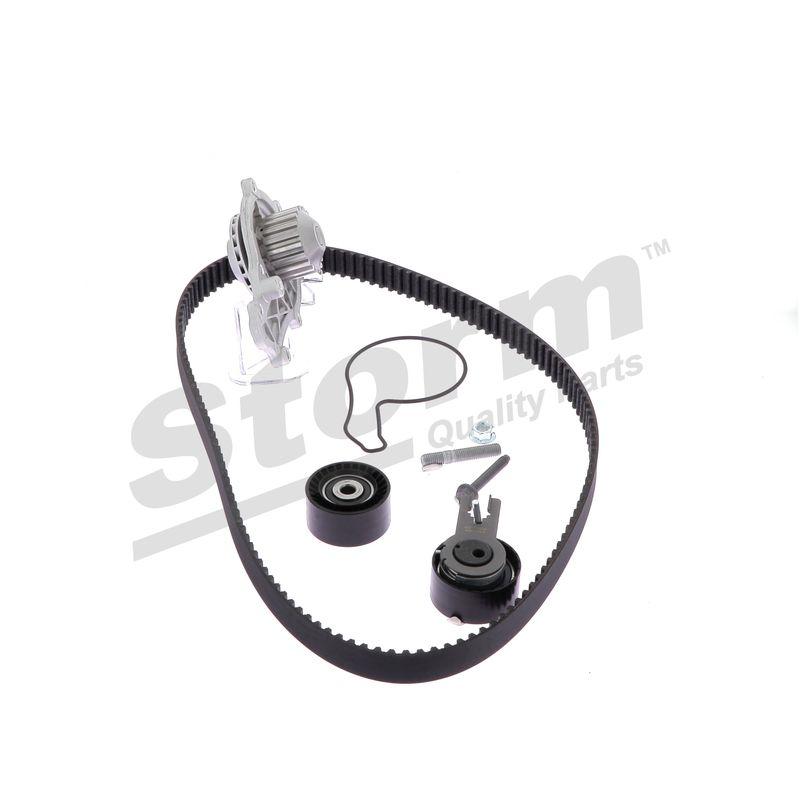 Pompe à eau + kit de courroie crantée STORM QUALITY PARTS 904487KP