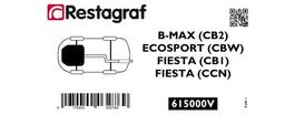 Kit de clip de fixation, carrosserie RESTAGRAF 615000V