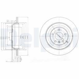 Disque de frein DELPHI BG4031