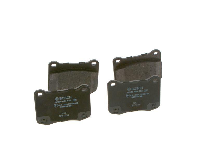 Kit de plaquettes de frein, frein à disque BOSCH 0 986 494 872