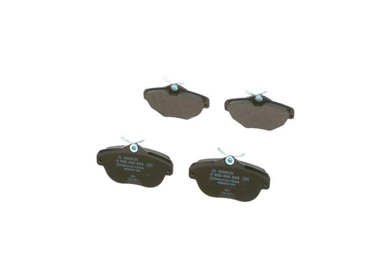 Kit de plaquettes de frein, frein à disque BOSCH 0 986 494 243