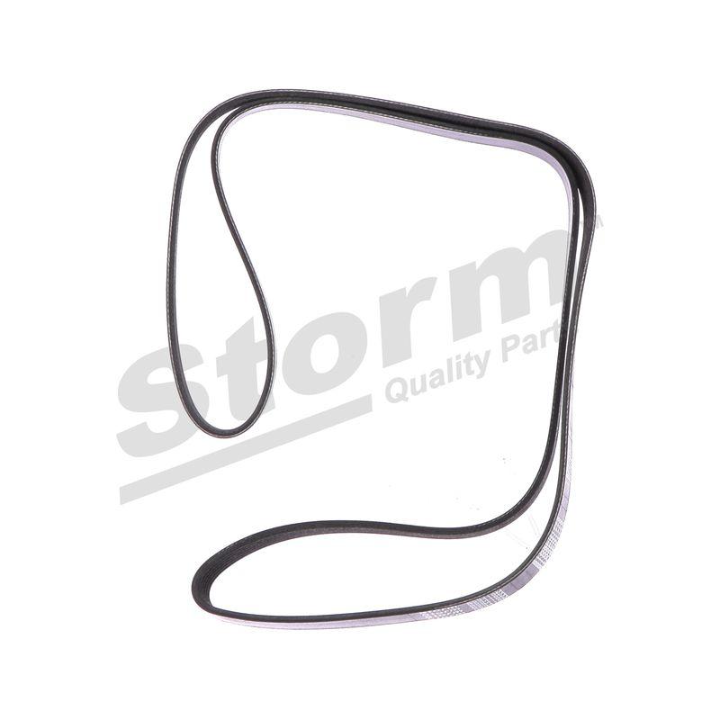 Courroie trapézoïdale à nervures STORM QUALITY PARTS STO6PK1775