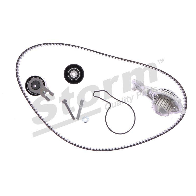 Pompe à eau + kit de courroie crantée STORM QUALITY PARTS 904487KP