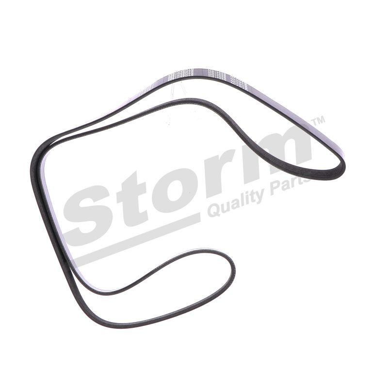 Courroie trapézoïdale à nervures STORM QUALITY PARTS STO6PK1688