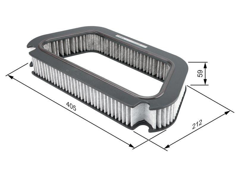 Filtre, air de l'habitacle BOSCH 1987432423