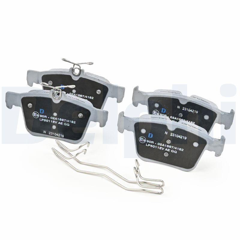 Kit de plaquettes de frein, frein à disque DELPHI LP5011EV