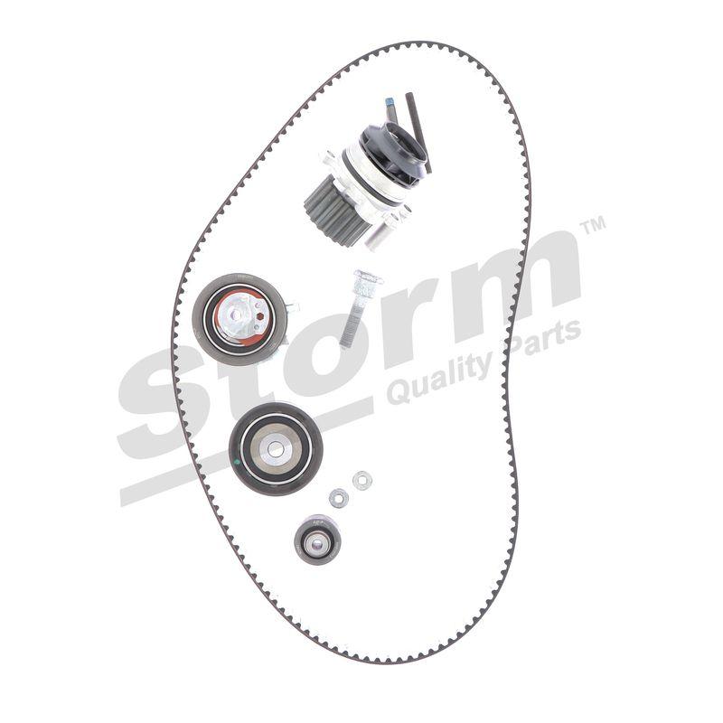 Pompe à eau + kit de courroie crantée STORM QUALITY PARTS 5550732KP