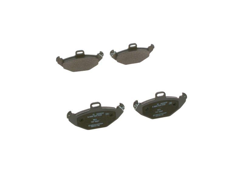 Kit de plaquettes de frein, frein à disque BOSCH 0 986 424 532