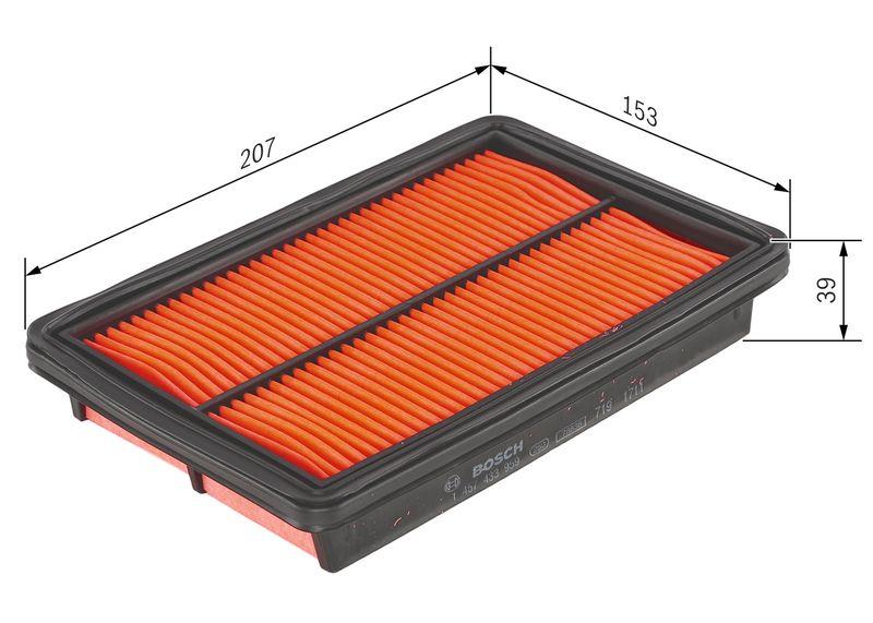 Filtre à air BOSCH 1 457 433 961
