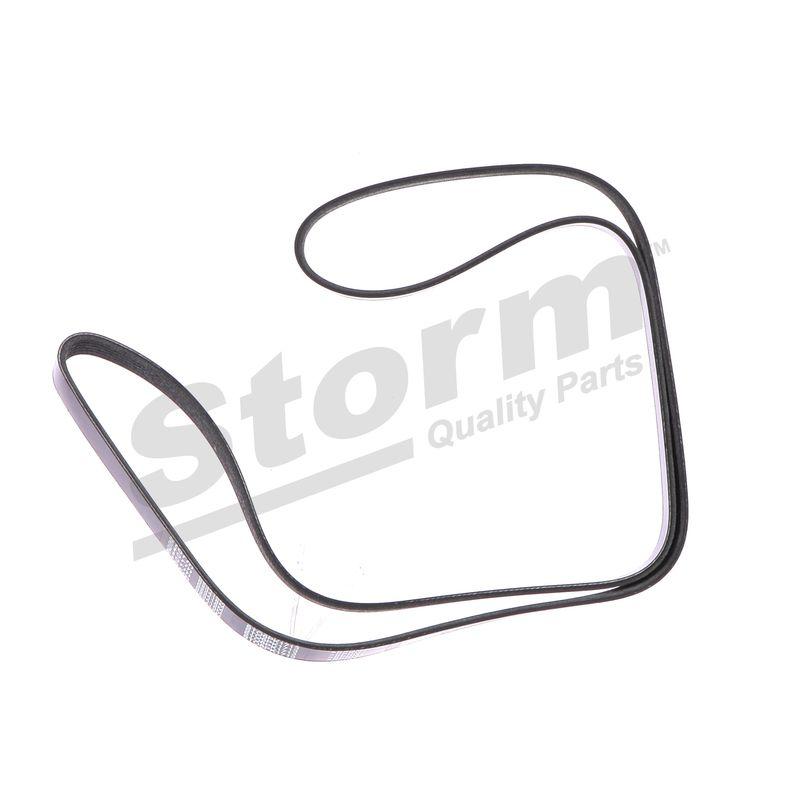 Courroie trapézoïdale à nervures STORM QUALITY PARTS STO6PK1713
