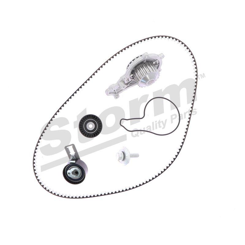 Pompe à eau + kit de courroie crantée STORM QUALITY PARTS 904546KP