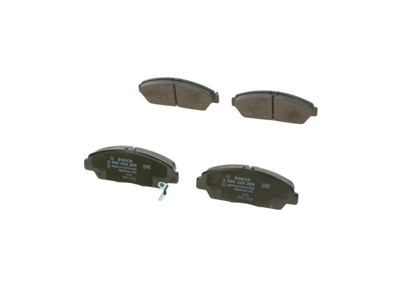 Kit de plaquettes de frein, frein à disque BOSCH 0 986 424 289
