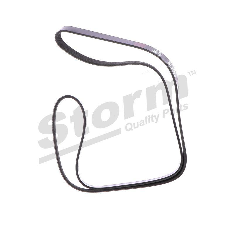 Courroie trapézoïdale à nervures STORM QUALITY PARTS STO6PK1700