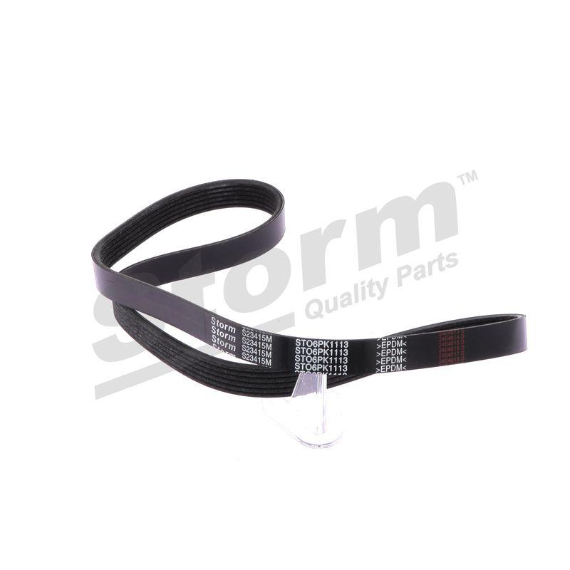 Courroie trapézoïdale à nervures STORM QUALITY PARTS STO6PK1113