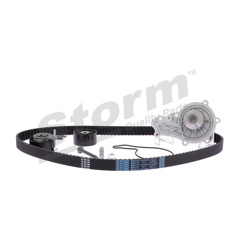 Pompe à eau + kit de courroie crantée STORM QUALITY PARTS 904487KP