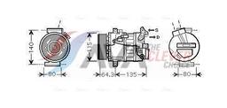 Compresseur, climatisation AVA QUALITY COOLING RTAK394
