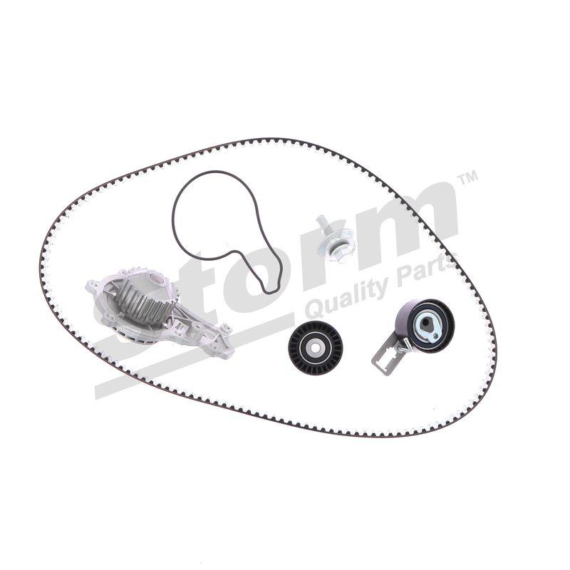 Pompe à eau + kit de courroie crantée STORM QUALITY PARTS 904546KP