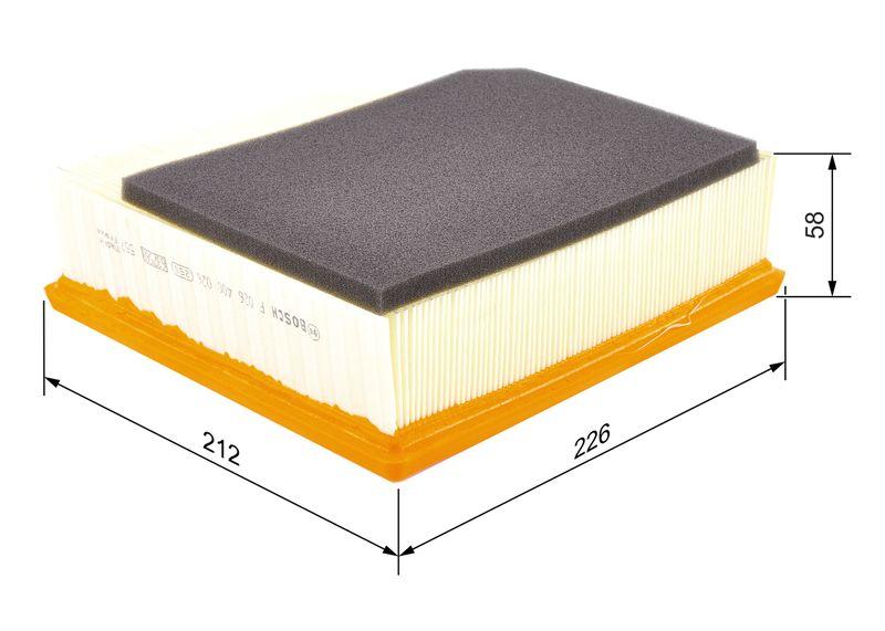 Filtre à air BOSCH F 026 400 026