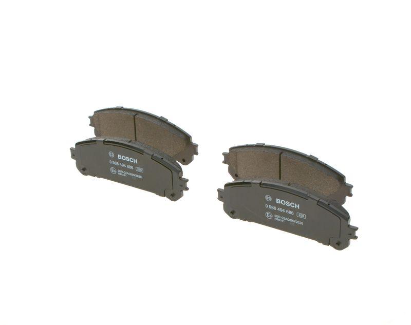 Kit de plaquettes de frein, frein à disque BOSCH 0 986 494 686