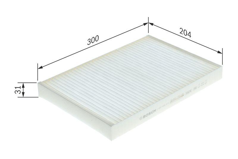 Filtre, air de l'habitacle BOSCH 1987432071