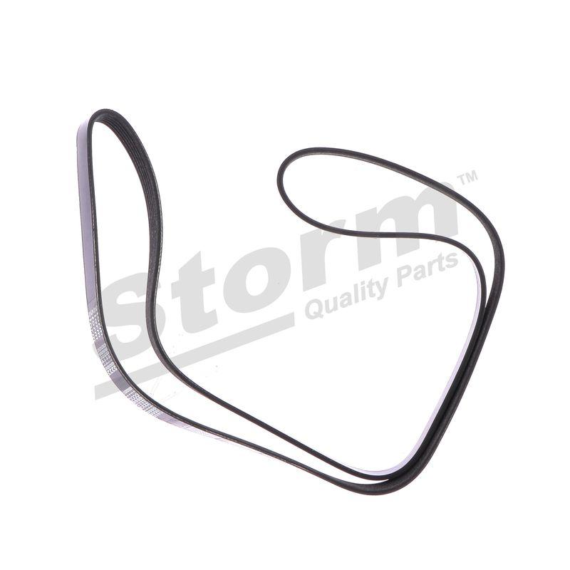 Courroie trapézoïdale à nervures STORM QUALITY PARTS STO6PK1638