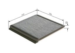 Filtre, air de l'habitacle BOSCH 1987435533
