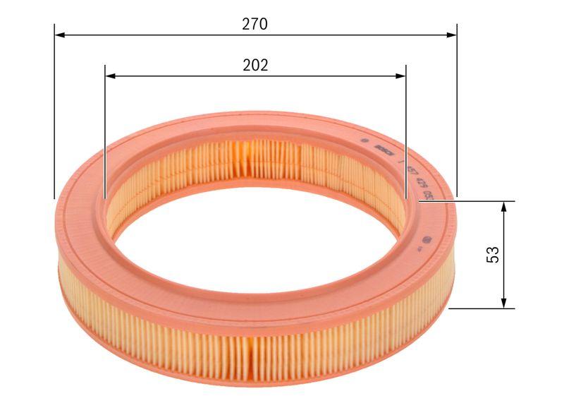 Filtre à air BOSCH 1 457 429 053