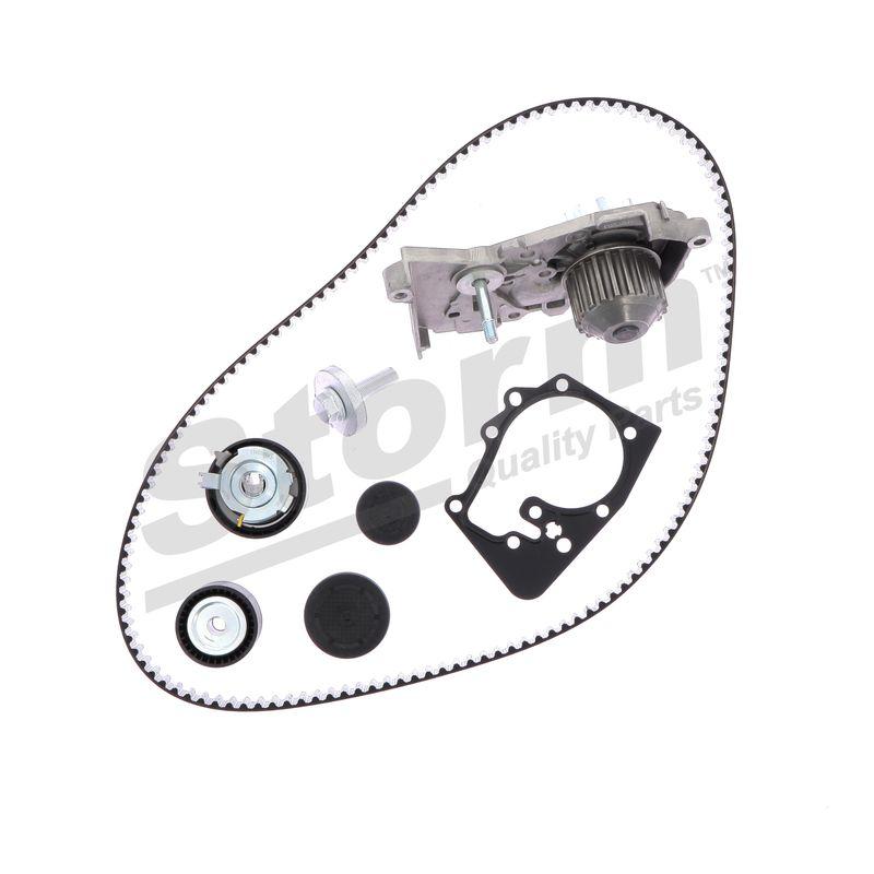 Pompe à eau + kit de courroie crantée STORM QUALITY PARTS 914560KP