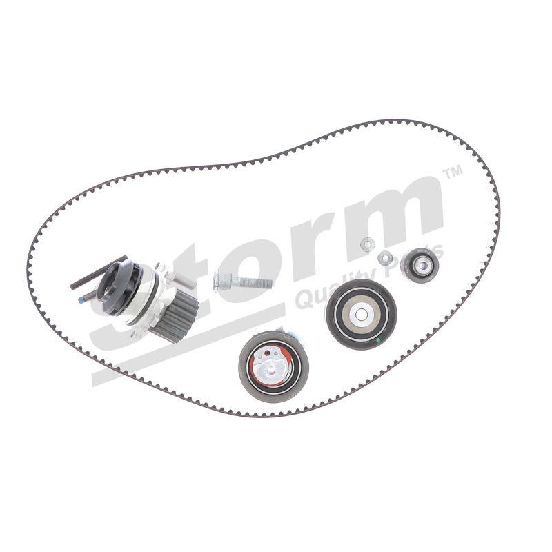 Pompe à eau + kit de courroie crantée STORM QUALITY PARTS 5550732KP
