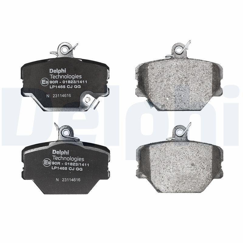 Kit de plaquettes de frein, frein à disque DELPHI LP1465