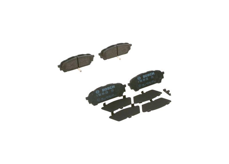 Kit de plaquettes de frein, frein à disque BOSCH 0 986 494 232