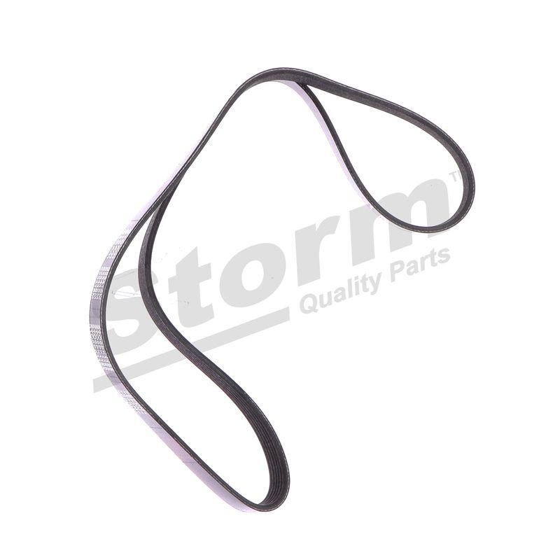 Courroie trapézoïdale à nervures STORM QUALITY PARTS STO6PK1125