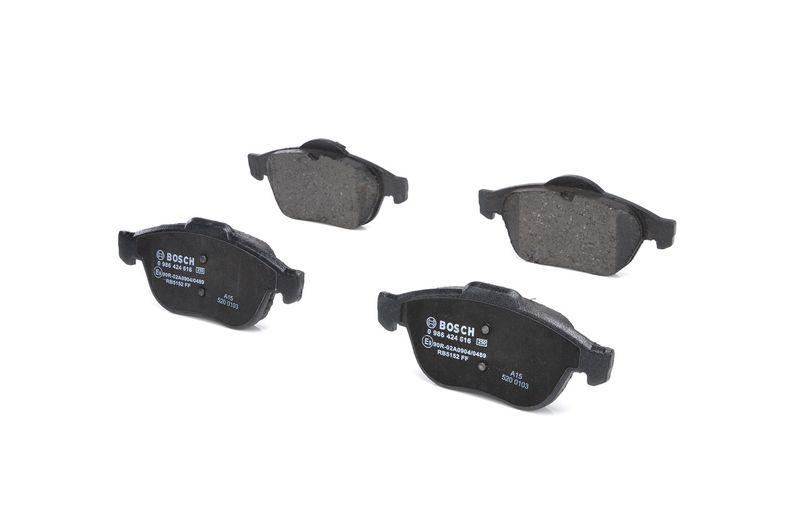 Kit de plaquettes de frein, frein à disque BOSCH 0 986 424 616