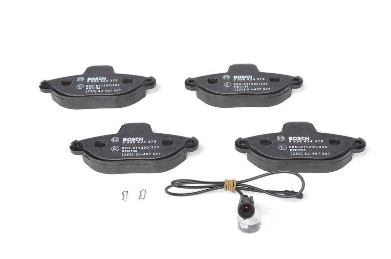 Kit de plaquettes de frein, frein à disque BOSCH 0986424379