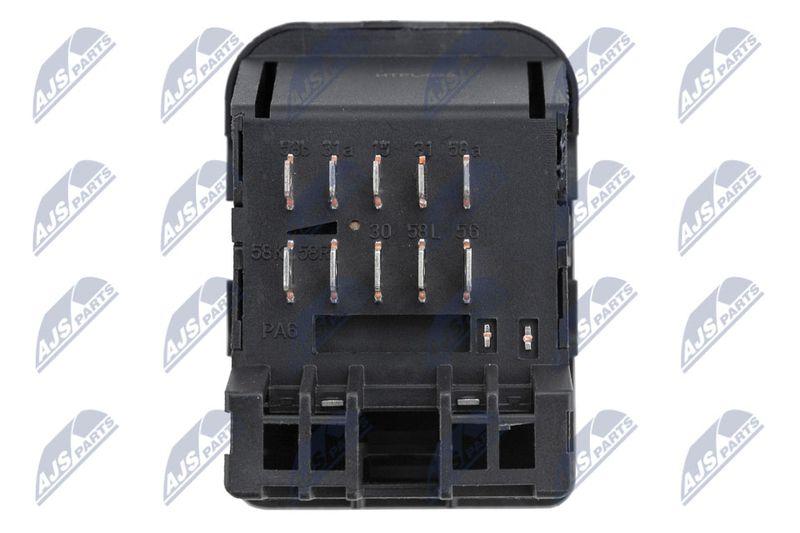 Interrupteur, lumière principale NTY EWS-PL-023