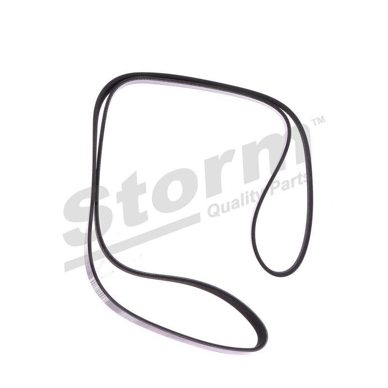 Courroie trapézoïdale à nervures STORM QUALITY PARTS STO6PK1750